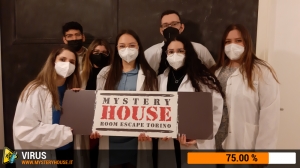 escape room mystery house torino Virus 404