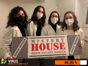 escape room mystery house torino Virus 404