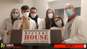 escape room mystery house torino Virus 404