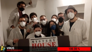 escape room mystery house torino Virus 404