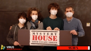 escape room mystery house torino Virus 404