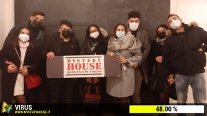 escape room mystery house torino Virus 404