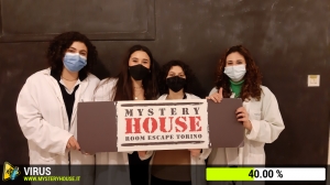 escape room mystery house torino Virus 404