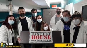 escape room mystery house torino Virus 404