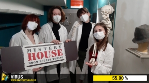 escape room mystery house torino Virus 404