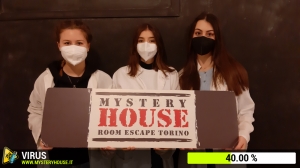 escape room mystery house torino Virus 404