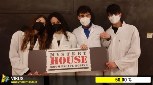 escape room mystery house torino Virus 404