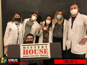 escape room mystery house torino Virus 404