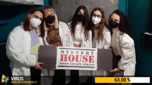 escape room mystery house torino Virus 404