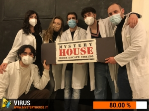 escape room mystery house torino Virus 404