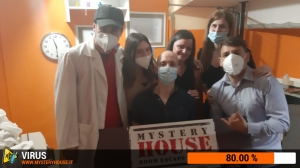 escape room mystery house torino Virus 404