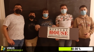 escape room mystery house torino Virus 404