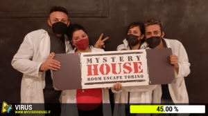 escape room mystery house torino Virus 404