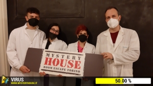 escape room mystery house torino Virus 404