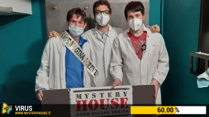 escape room mystery house torino Virus 404