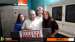 escape room mystery house torino Virus 404