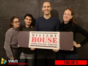 escape room mystery house torino Virus 404