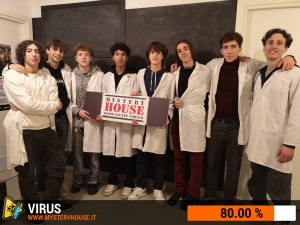 escape room mystery house torino Virus 404