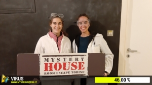 escape room mystery house torino Virus 404