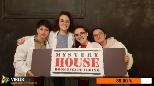 escape room mystery house torino Virus 404