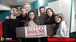 escape room mystery house torino Virus 404