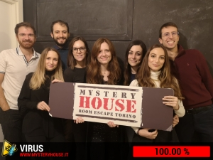 escape room mystery house torino Virus 404