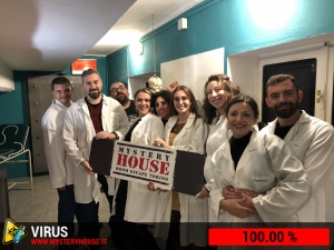 escape room mystery house torino Virus 404