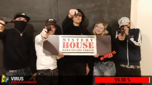 escape room mystery house torino Virus 404