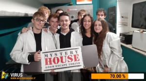 escape room mystery house torino Virus 404