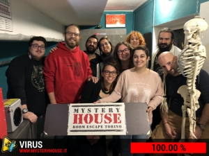 escape room mystery house torino Virus 404