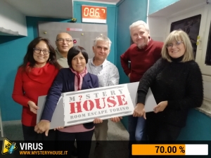 escape room mystery house torino Virus 404