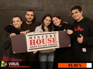 escape room mystery house torino Virus 404