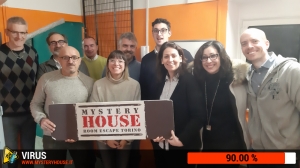 escape room mystery house torino Virus 404