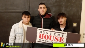 escape room mystery house torino Virus 404