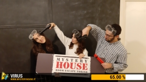 escape room mystery house torino Virus 404