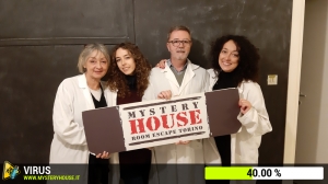 escape room mystery house torino Virus 404