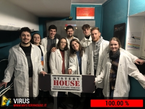 escape room mystery house torino Virus 404