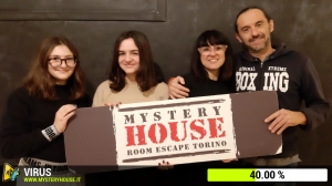 escape room mystery house torino Virus 404