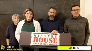 escape room mystery house torino Virus 404