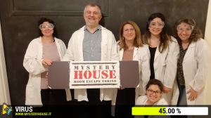 escape room mystery house torino Virus 404