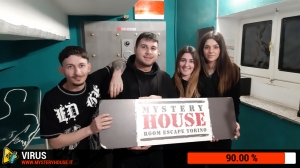 escape room mystery house torino Virus 404