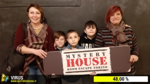 escape room mystery house torino Virus 404