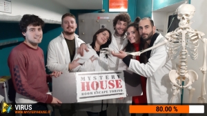 escape room mystery house torino Virus 404