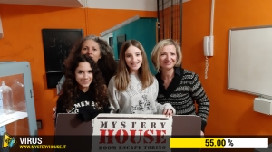 escape room mystery house torino Virus 404