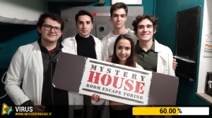 escape room mystery house torino Virus 404