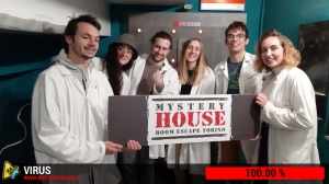 escape room mystery house torino Virus 404