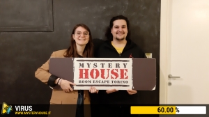 escape room mystery house torino Virus 404