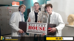 escape room mystery house torino Virus 404