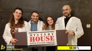 escape room mystery house torino Virus 404