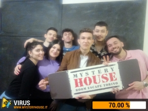 escape room mystery house torino Virus 404